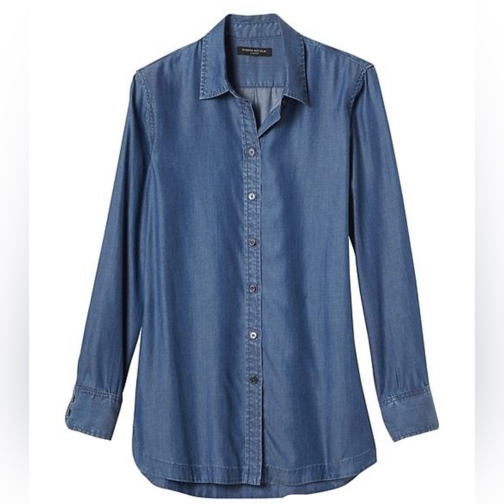 🩵NWT🩵 Banana Republic Parker Chambray Tunic